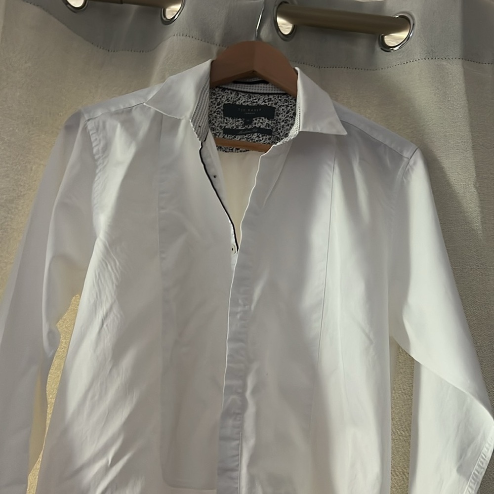 Ted Baker Monochrome Floral Shirt